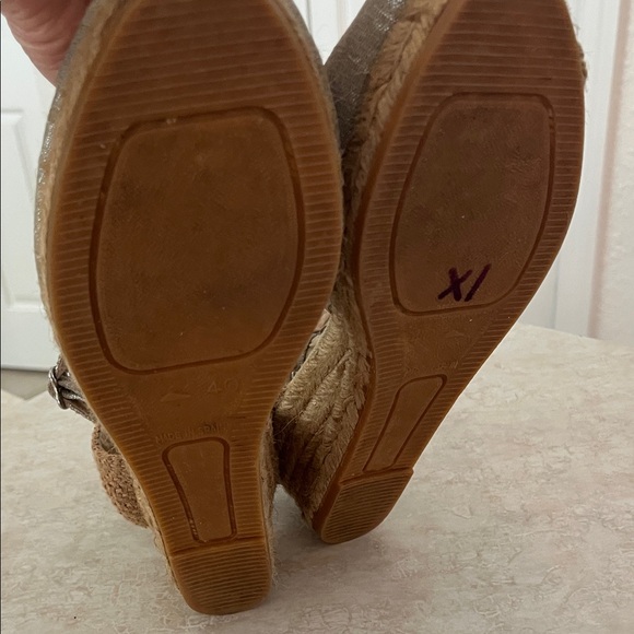 Viscata nude silver Casual Elegance Women's Espadrille Sandals size 40 - Picture 9 of 9